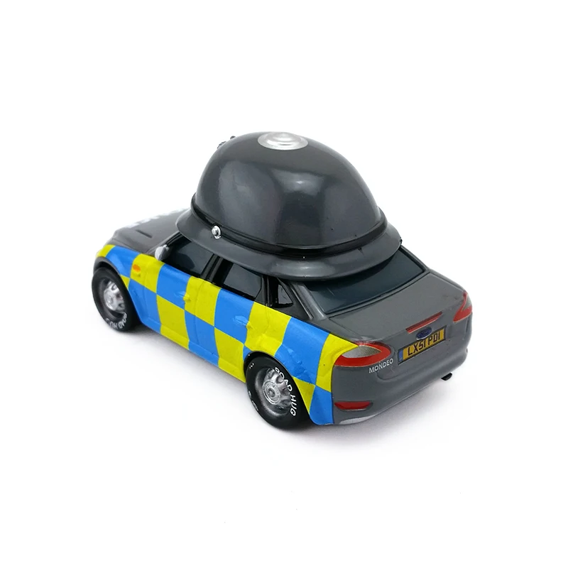 Disney Pixar Cars Mark Wheelsen Police Великобритания 1:55 металлические Литые машины развивающие
