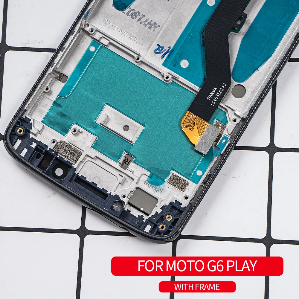 5," сенсорный экран для Motorola Moto G6 Play XT1922-1 XT1922-3 XT1922-4 ЖК сенсорный экран с рамкой дигитайзер дисплей
