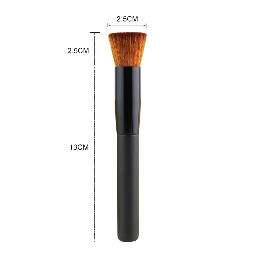 Одна Кисть для макияжа ODESSY пудра румяна бронзатор плоская основа жидкая