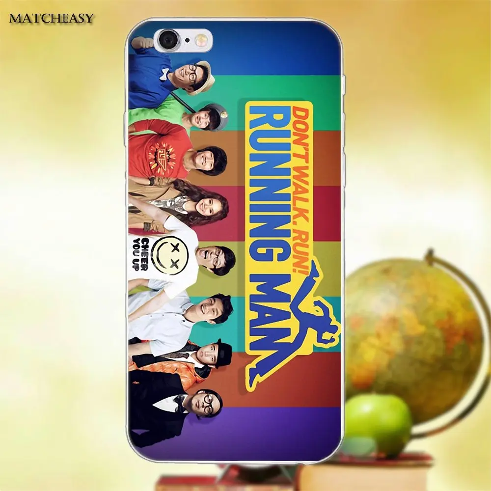 Мягкий Силиконовый ТПУ прозрачный экран протектор Корея Бегущий человек для Apple