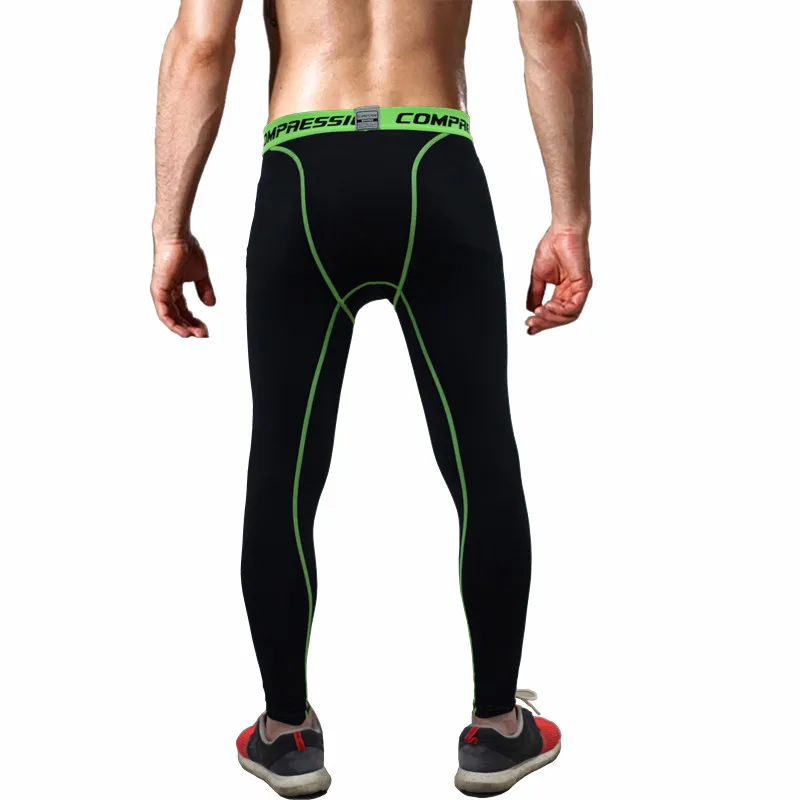 Мужские быстросохнущие колготки Detector для бега спортивные Леггинсы из молочного