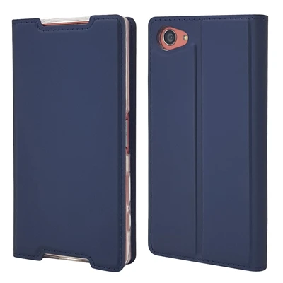 Blue Чехол для Coque sony Xperia Z5 Compact Чехол Флип из искусственной кожи бумажник телефон Etui чехол для sony Z5 Compact E5803 E5823 Z5 Mini чехол - Цвет: Blue