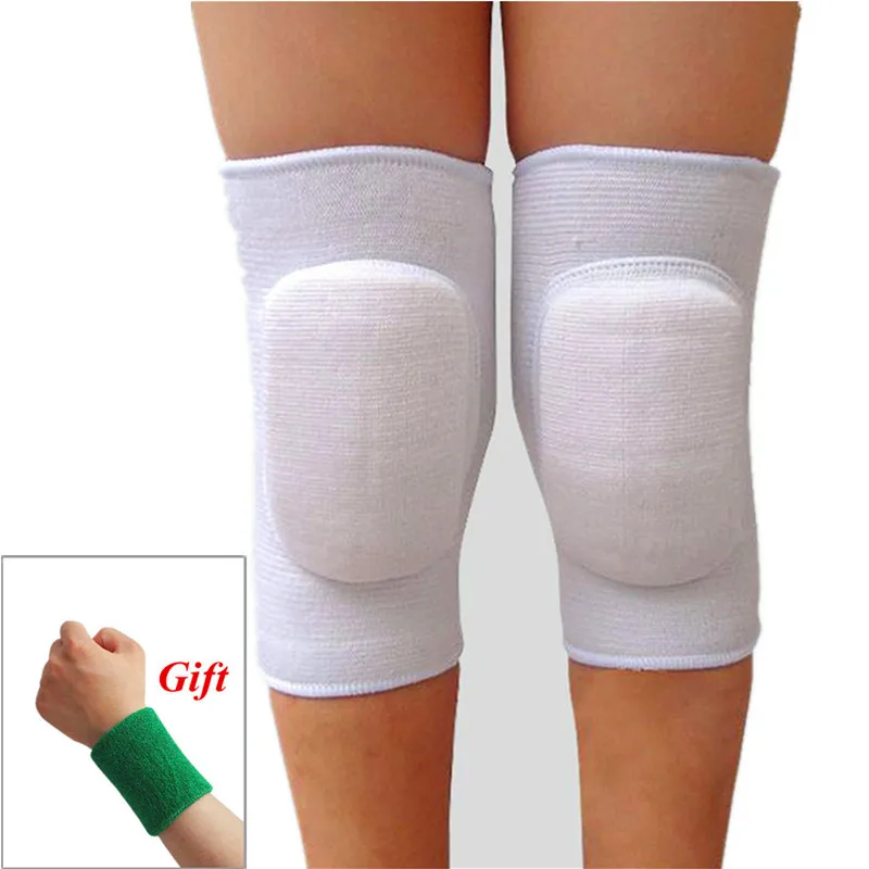 Пара губки спортивные наколенники Кроссфит колено поддержка детей танцы Лотос