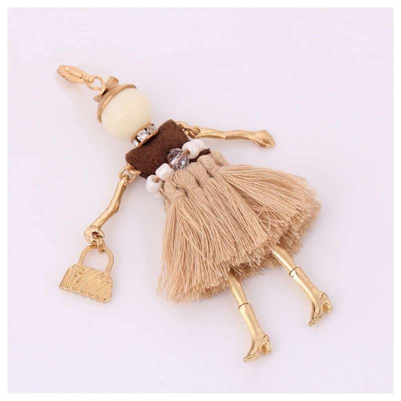 Женский брелок для ключей с кисточкой модный эффектный boho женское ювелирное