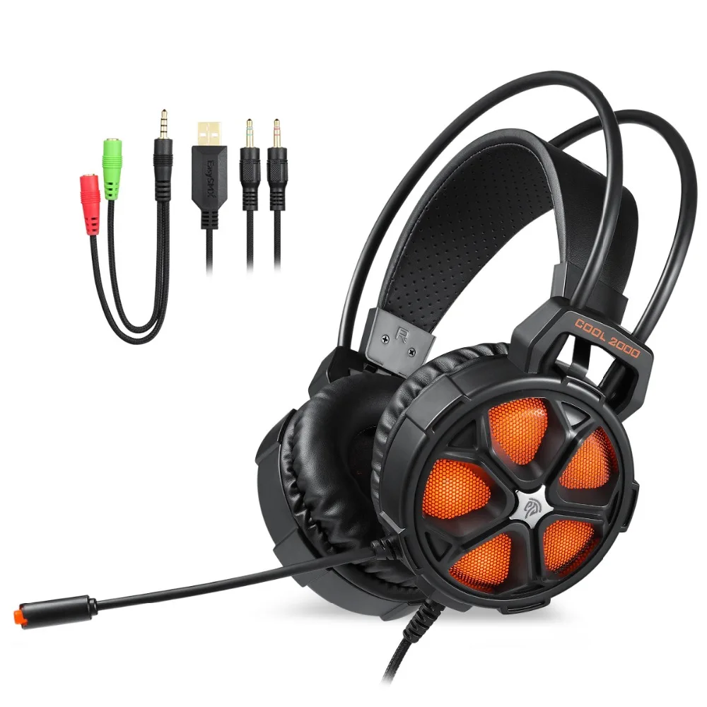 Игровые наушники EasySMX COOL 2000 игровая гарнитура с микрофоном шумоподавляющие