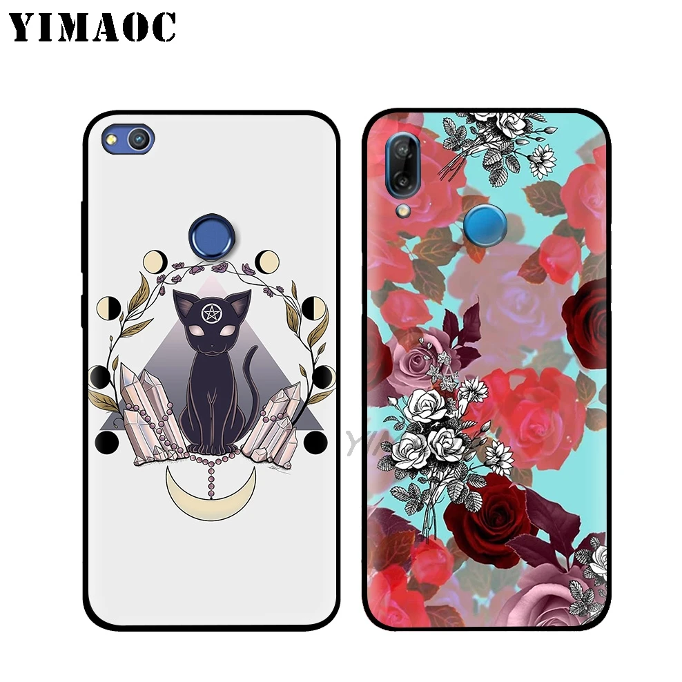 Yimaoc кошачий глаз в виде черепов овец Moon мягкий чехол для huawei Honor Коврики 20 9X