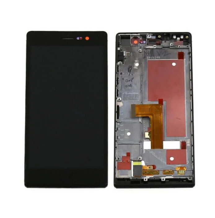 Высшее качество для Huawei Ascend P7 с рамкой ЖК дисплей дигитайзер сенсорный экран