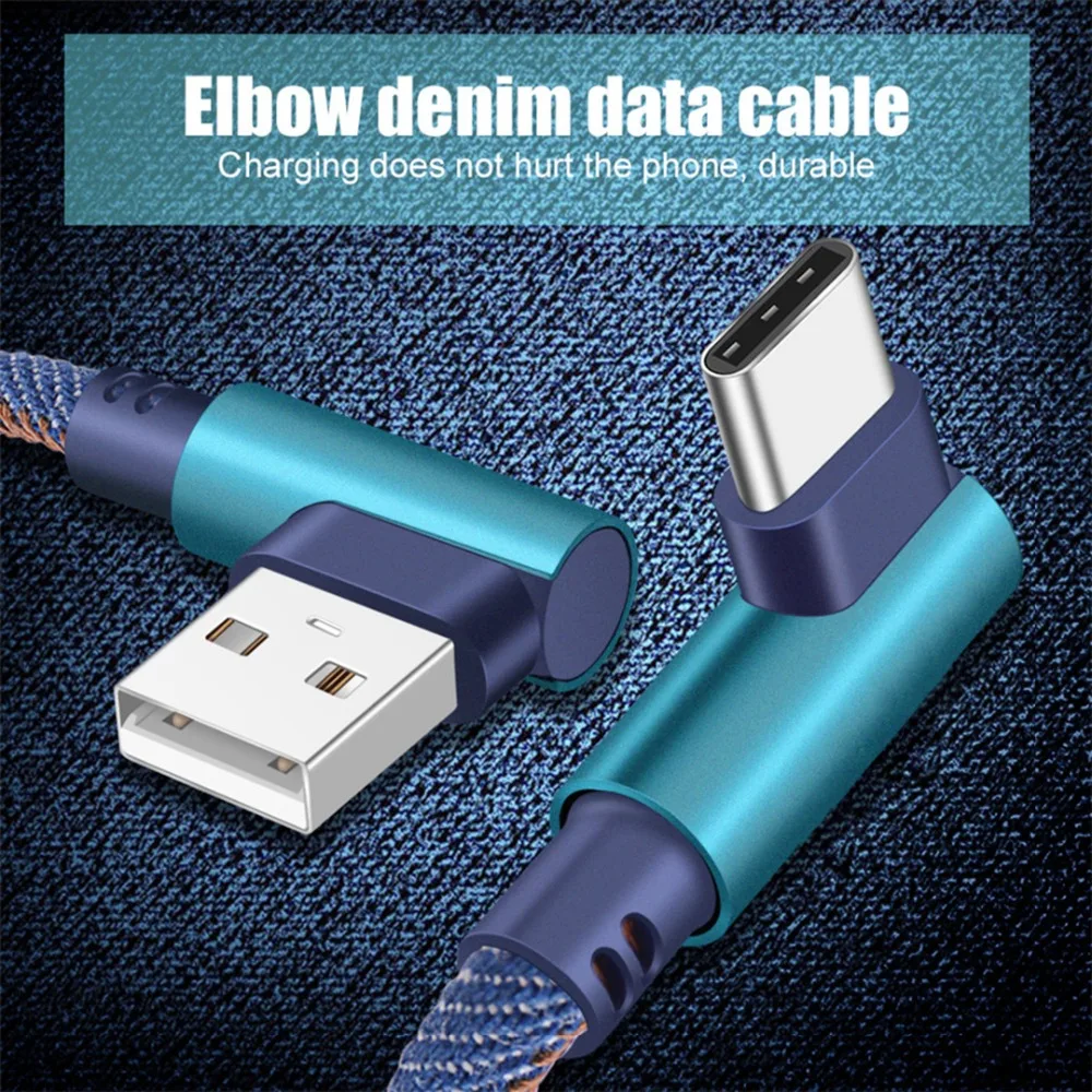 Micro USB кабель 0,25 м 1 м 2 м Быстрая зарядка 90 градусов l-образный шнур для iPhone huawei P30 20 Pro type C Phone Charge QC2.0 USB Cabo