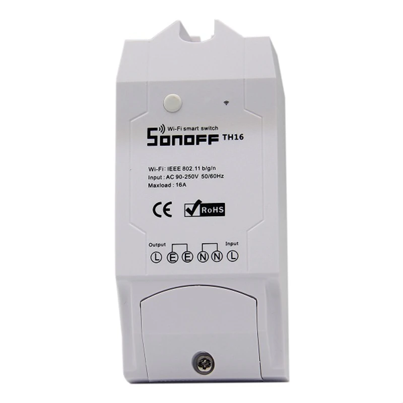 SONOFF TH16 DIY 16A 3500 Вт умный дом WIFI беспроводной термостат температуры и влажности