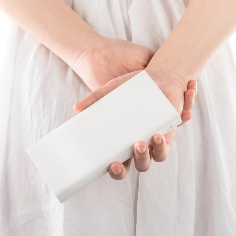 Xiaomi Mi power Bank 2 way QC 3 0 20000 mAh Внешнее зарядное устройство USB 2A Dual для телефона 5 V/9 V/12 V 18