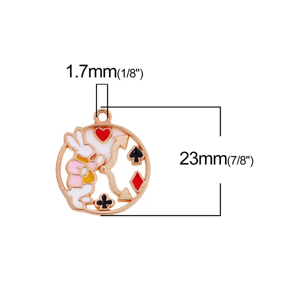 Круглая эмалированная коробка Doreen из сплава на основе цинка в виде цветов и сада