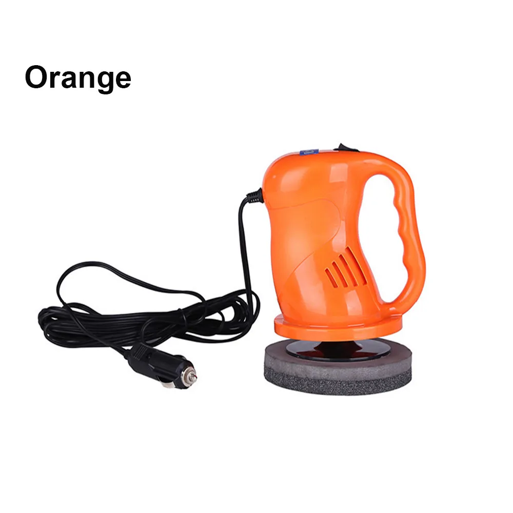 orange Машинка для полировки автомобиля, автоматическая полировальная машина, электрические ручные шлифовальные восковые инструменты, автомобильные аксессуары, инструменты Powewr J20 - Цвет: orange