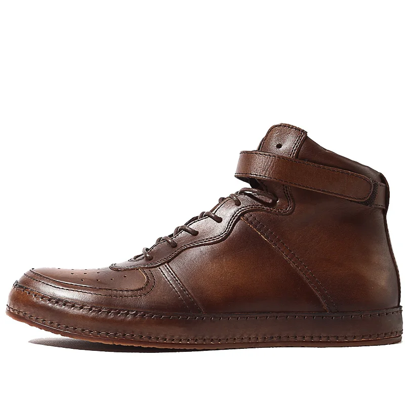 2017 г. Брендовая дизайнерская мужская повседневная обувь из натуральной кожи