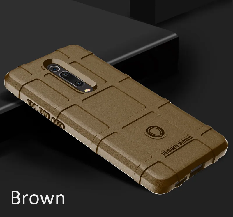 Brown Прочный защитный чехол для Xiaomi mi 9T Pro Defender Armor ударопрочный чехол для Red mi K20 Pro - Цвет: Brown