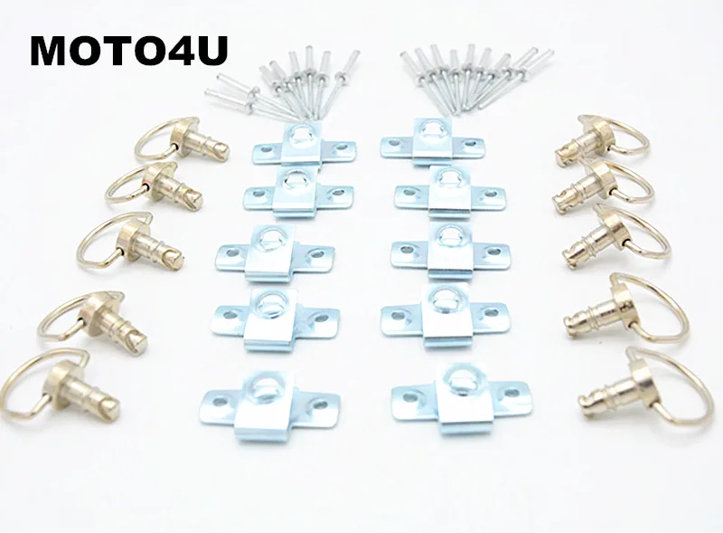 Универсальное Новое быстросъемное D-образное кольцо для поворотных гонок