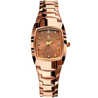 square dial women quartz elegant wrist watch with tungsten steel strap ultra thin waterproof watches tt88