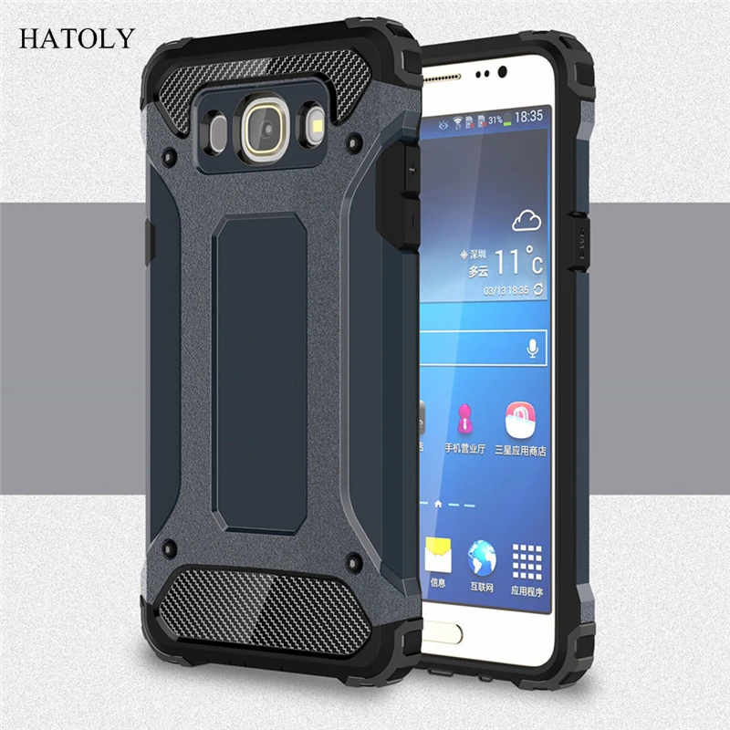 Samsung Galaxy J5 2016 Case: Rubber Armor Hard Phone Case for Samsung J5 2016 Cover
