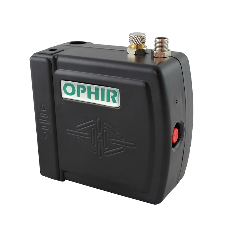 Белый Мини Воздушный компрессор OPHIR DC 12 В с шлангом для аэрографа торта