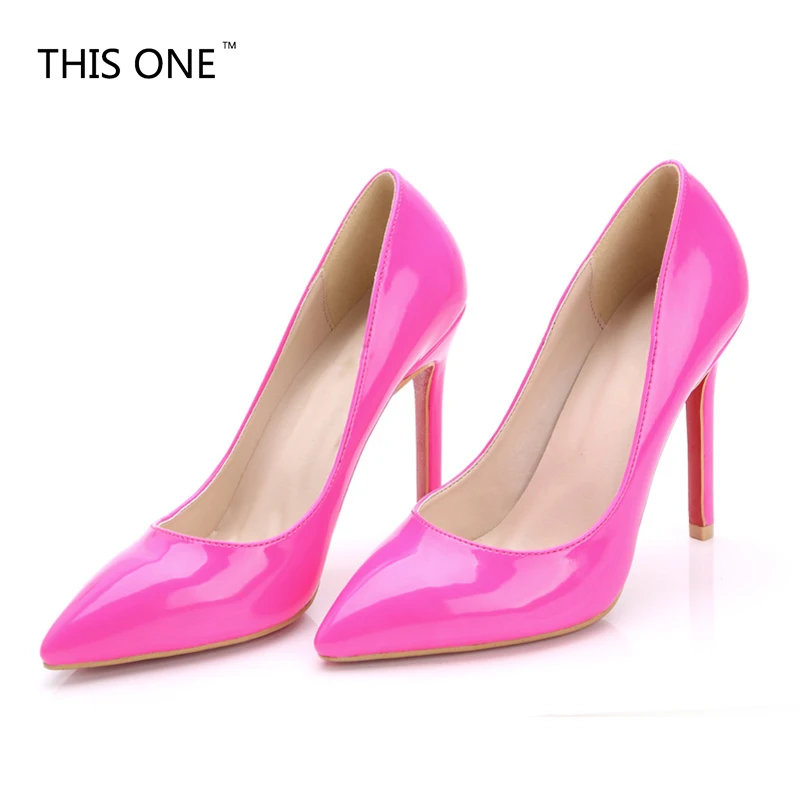 Звездный стиль! Женские туфли-лодочки из лакированной кожи с острым носком |