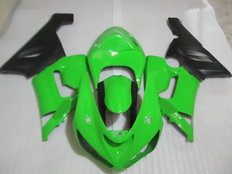 Комплект обтекателей на заказ для KAWASAKI Ninja ZX6R 636 05 06 ZX 6R 2005 2006 zx6r ABS зеленый черный