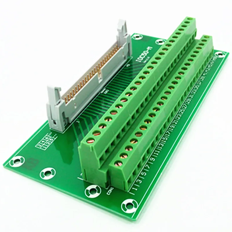 

IDC50 2x25 Pins 0.1" Male Header Breakout Board, Terminal Block, Connector.