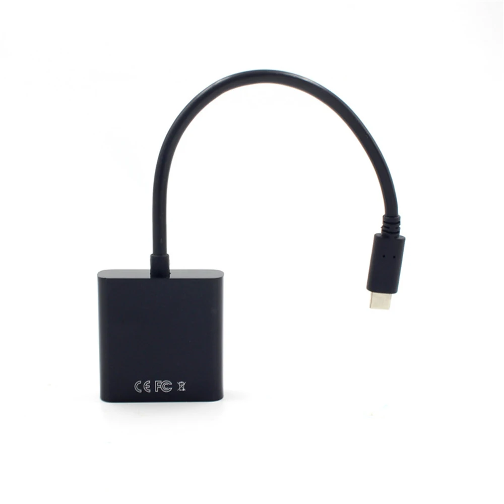 Новинка 1 шт. Тип с разъемами типа C и HDMI/VGA адаптер переходник USB 3 USB-C к кабель HDTV
