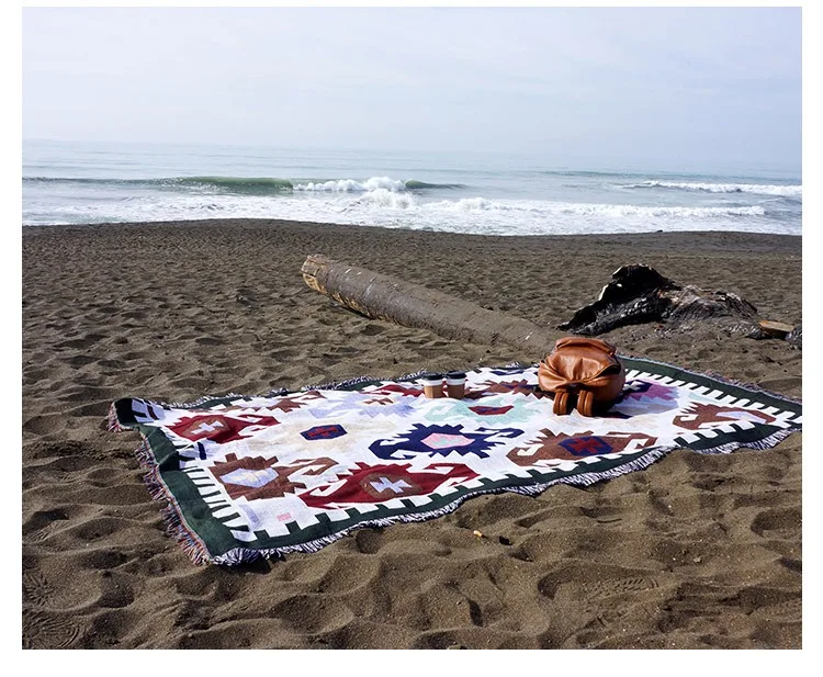 Kilim 100% индийский хлопковый богемный ковер для гостиной спальни прикроватный