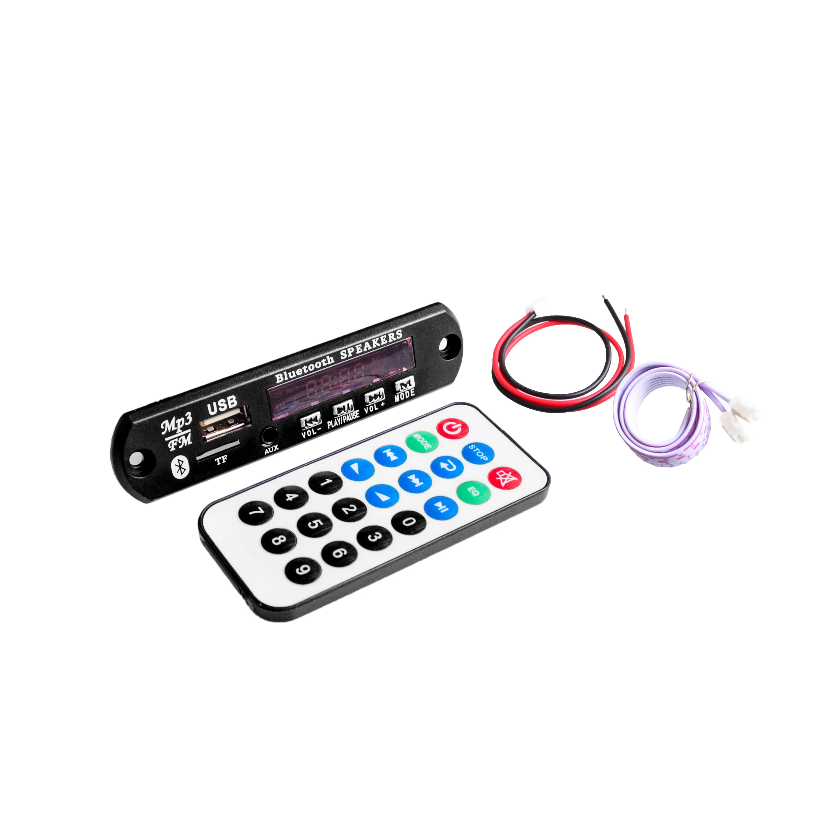 Модуль платы декодирования Bluetooth MP3 USB/FM/Модуль удаленного декодирования|module usb|mp3