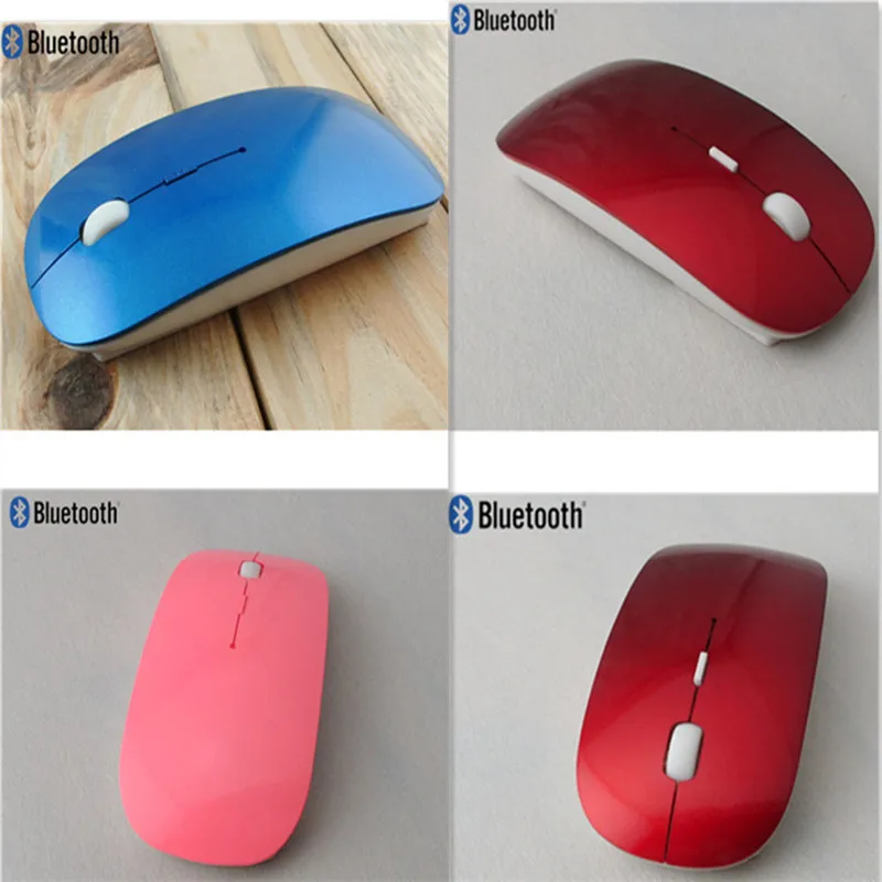 Беспроводная беззвучная мышь Bluetooth 3 0 1600 точек/дюйм тонкая батарея бесшумные Мыши