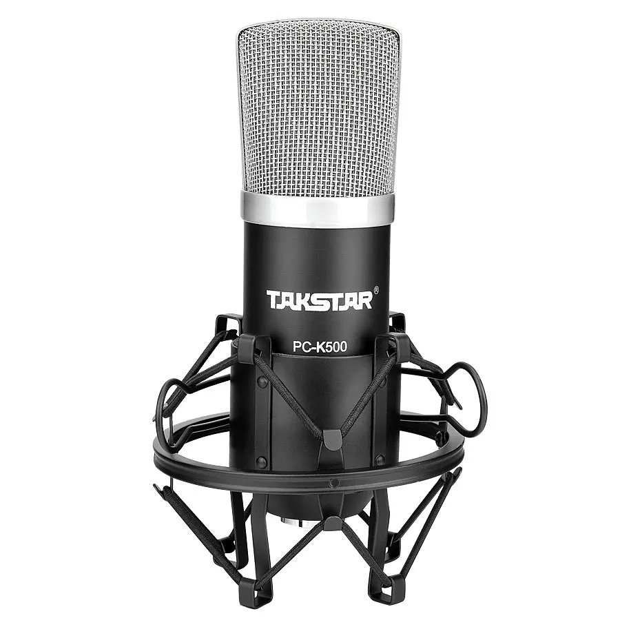 High quality original Takstar PC-K500 condenser microphone with ICON Mobile U sound card for Internet karaoke recording | Электроника