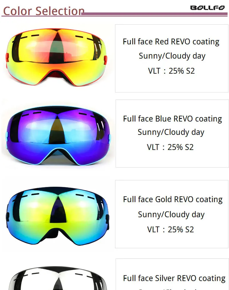 UV400 противотуманные двухслойные лыжные очки большие линзы маска для катания на лыжах очки снежные очки для сноуборда зеркальные очки с покрытием для мужчин