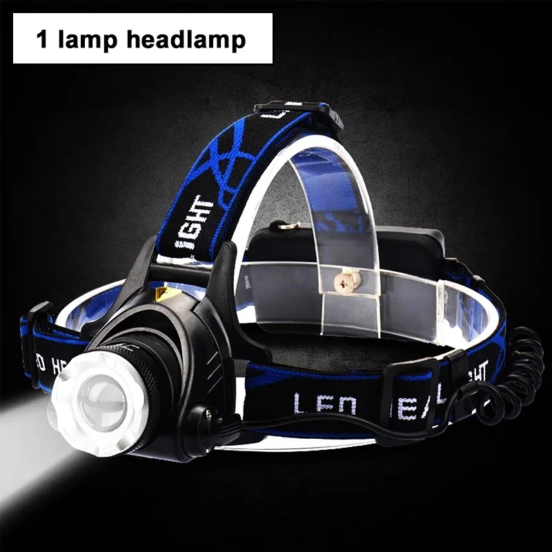 Дропшиппинг C Портативный T6 светодиодный фары фара Масштабируемые налобный