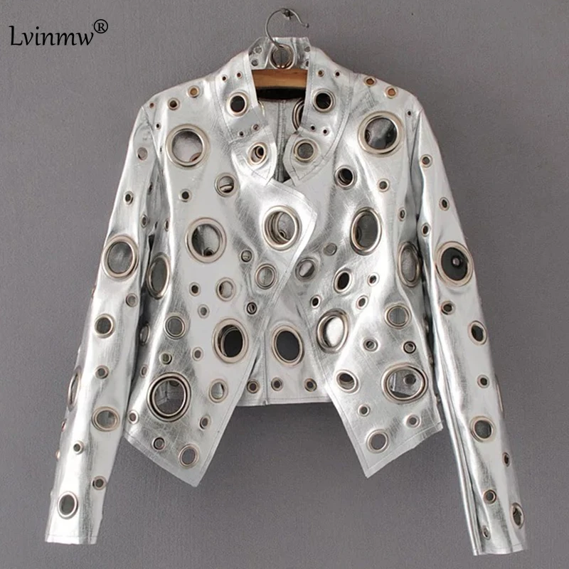 Лето 2017 искусственная кожа pu Топы музыкальный фестиваль панк-рок укороченный топ