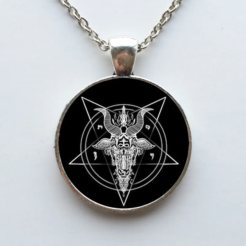 Художественное стекло кабошон ожерелье бронзовая цепочка Винтажное колье