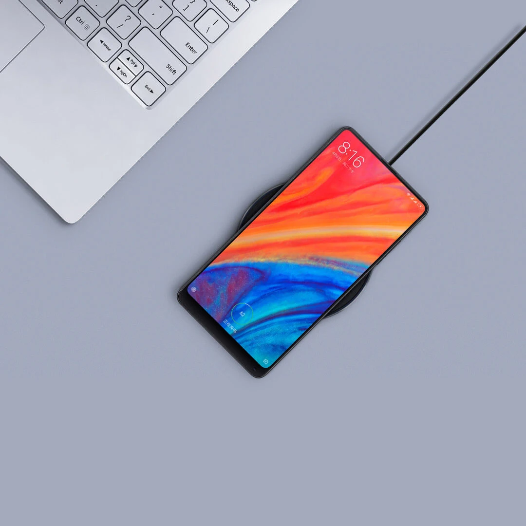 Оригинальное Беспроводное зарядное устройство Xiaomi Qi Smart Quick Charge Type C быстрое для Mi
