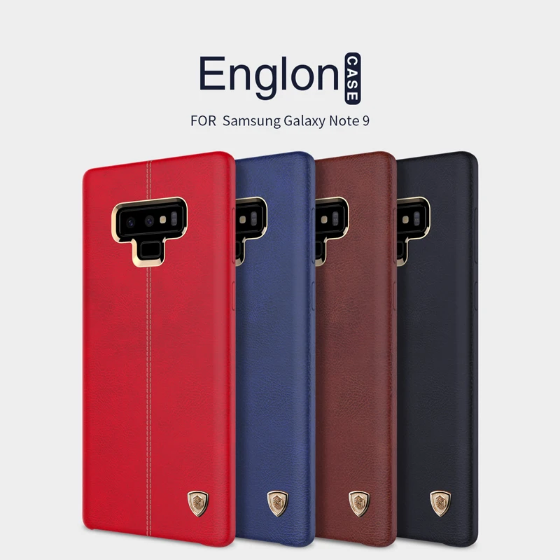 Nillkin кожаный чехол Englon для samsung Galaxy Note 9 задняя крышка Роскошный Note9 мобильный