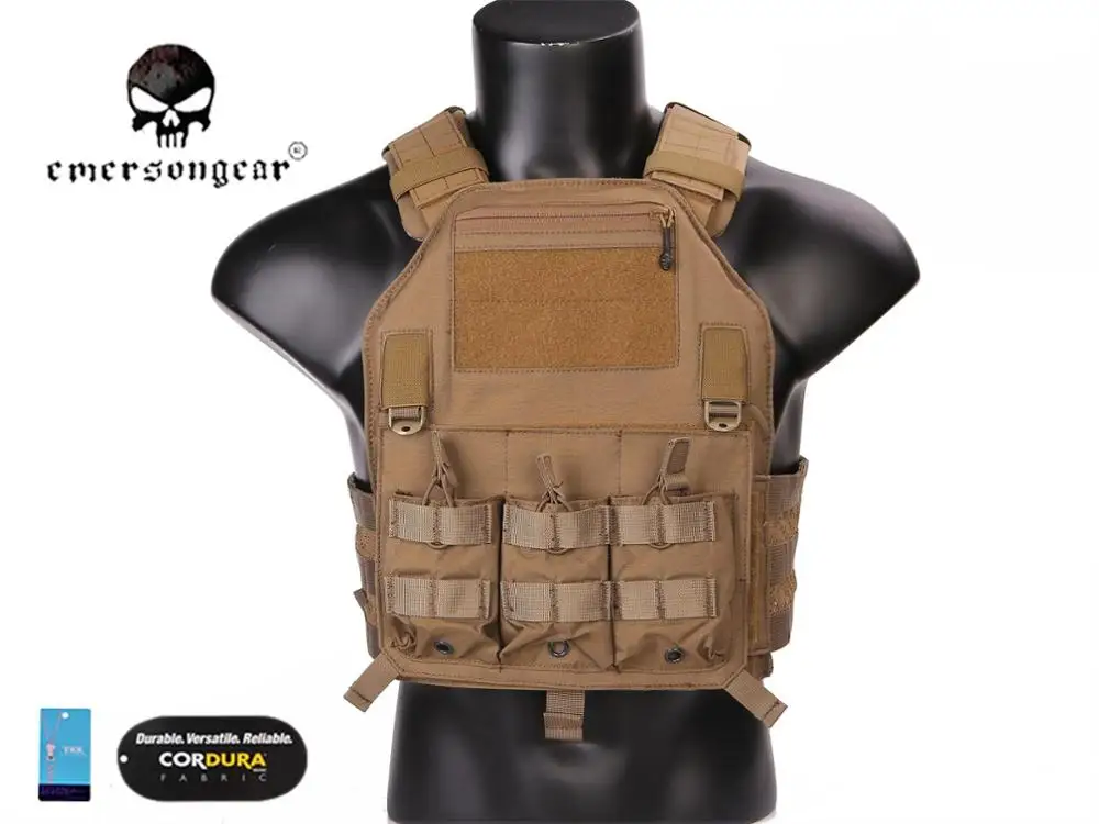 Emersongear 420 пластина Перевозчик Тактический уличный жилет стрельба военная облегченная модульная система переноски снаряжения 420 жилет EM7362 мультикам черный - Цвет: CB