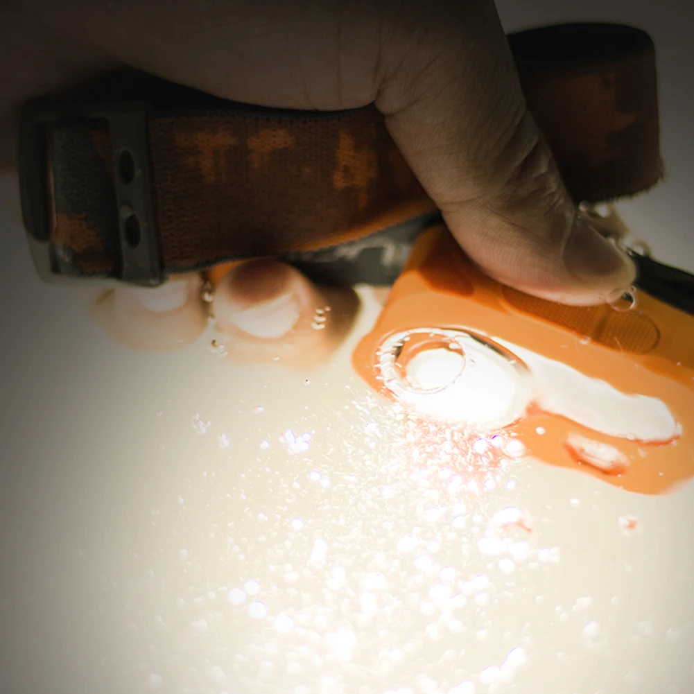 Сильная фара Led супер яркий водонепроницаемый походный треккинг налобный фонарь