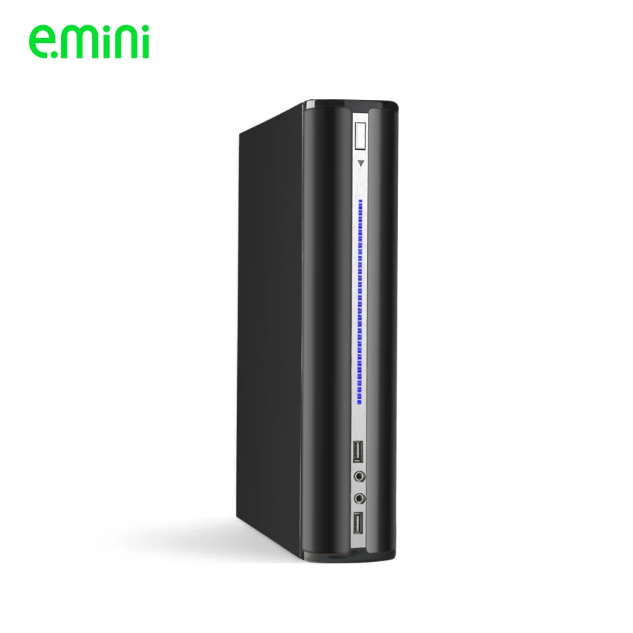 10 шт. Вертикальный чехол Realan 2007C Mini ITX с вентилятором USB аудио HDD SATA маленький ATX для