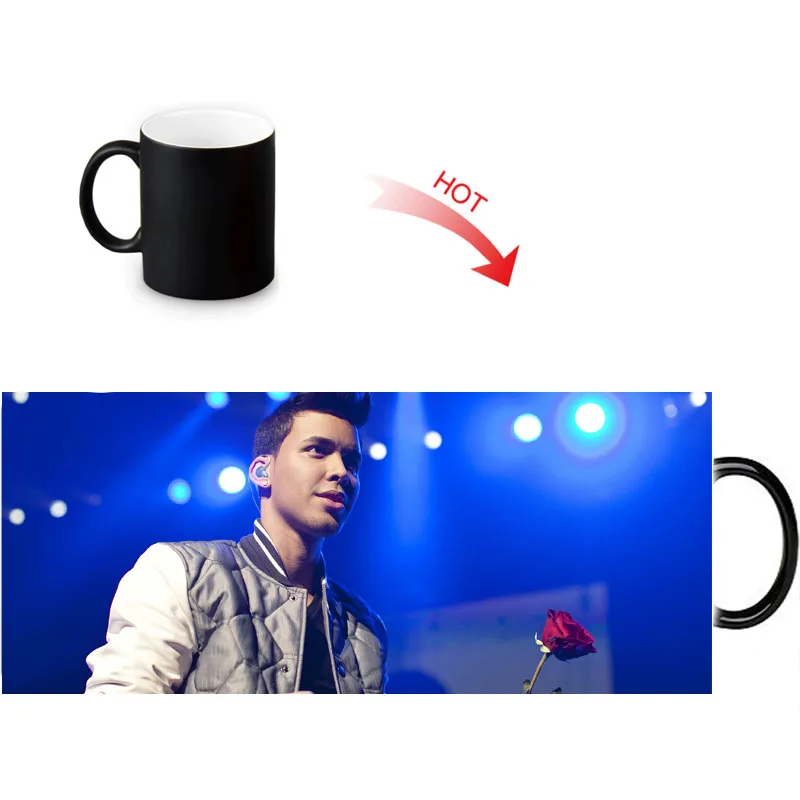 Забавная дорожная кружка Prince Royce 12 унций чашка для кофе молока чая Необычные