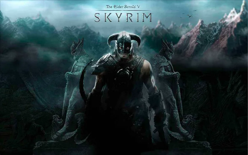 Legends Skyrim The Elder Scrolls V Game Классический ретро винтажный холст постер для живописи DIY