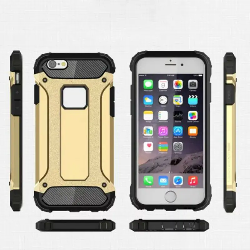 Для iPhone 6S Plus/6 Plus 5 &quotчехол силиконовый ударопрочный тонкий жесткий из твердой