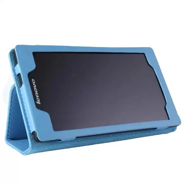 A7-10F чехол для планшета с узором Личи из искусственной кожи флип-чехол Lenovo Tab 2 A7-20 7