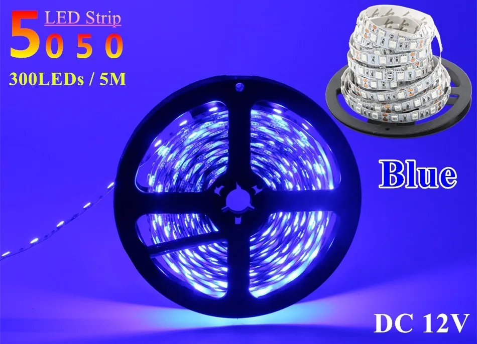 5-метровая Светодиодная лента RGB ленты 5050 3528 SMD 300led без Водонепроницаемый 12V 3A трансформатор используется, чтобы украсить yoursweet для всей семьи