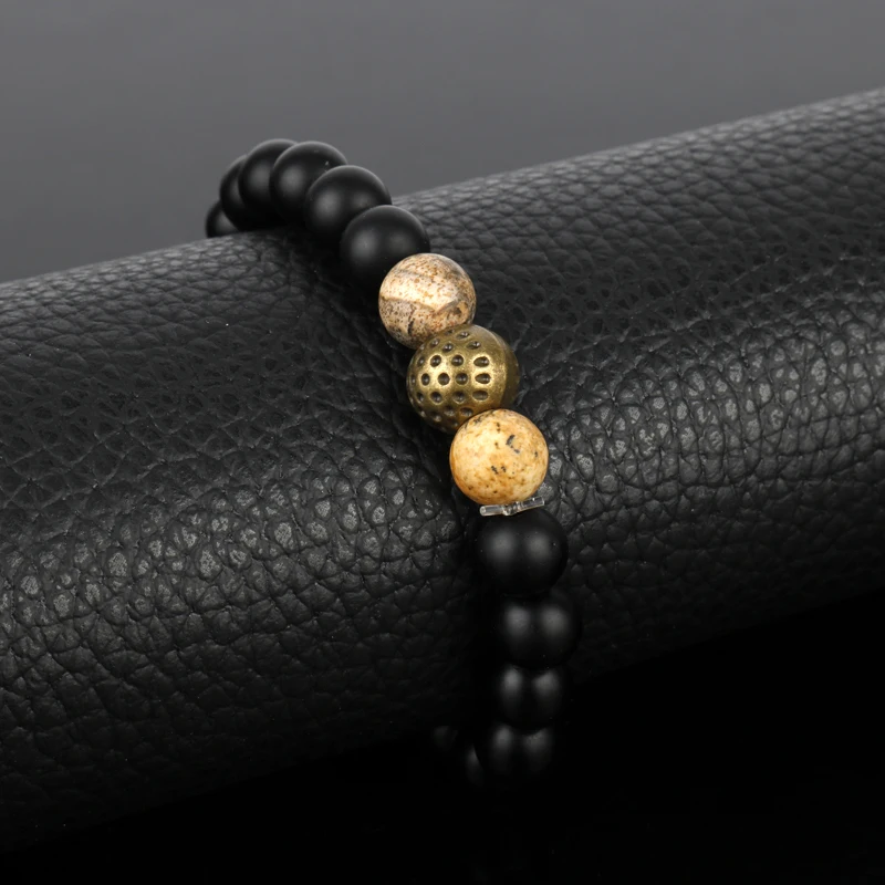 Модные аксессуары браслеты с черными бусинами для женщин модные женские