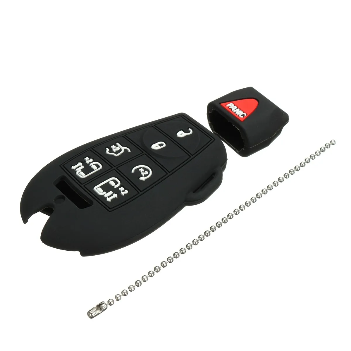 Силиконовый чехол для дистанционного ключа с 7 кнопками Jeep Dodge Chrysler|fob cover|key fob