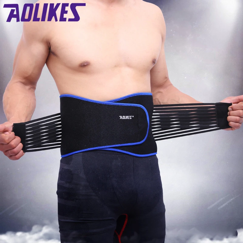 

Мужская поддержка поясницы для фитнеса, боль в талии, спине, травма, поддержка, бандаж для тяжелой атлетики, ремни, спортивный безопасный кор...