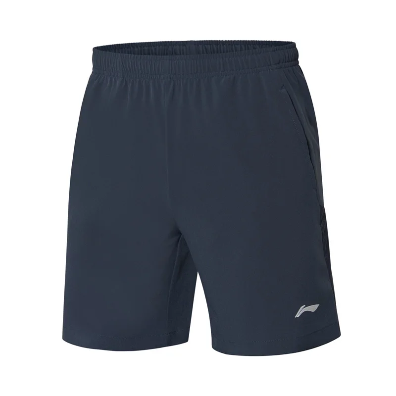 Li-Ning, мужские шорты для бега, дышащие, 88% полиэфир, 12% спандекс, обычная посадка, подкладка, спортивные шорты, нижняя часть AKSP181 MKD1638