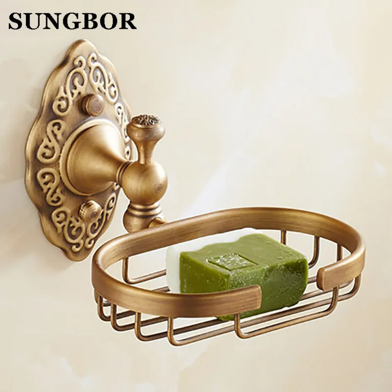 Горячие Продажа Античная Бронзовая Отделка Мыло Чистая Мыльницы держатель