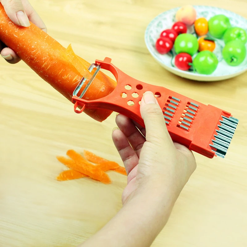 2020 1PCS Multi-Function Vegetable Chopper Fruit And Scraper Shaver Excavator Kitchen Gadget 16*5.5CM | Дом и сад